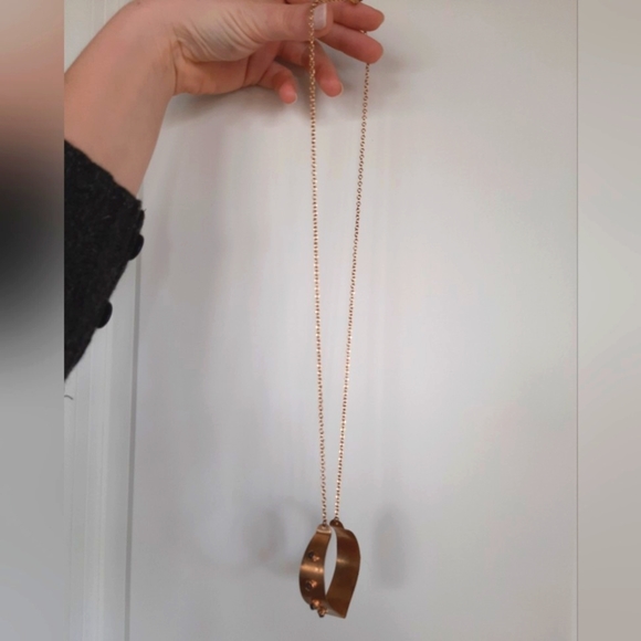 Nashelle Necklace Wire Wrapped Raw Jem Jewlery Long Chain - Picture 4 of 7